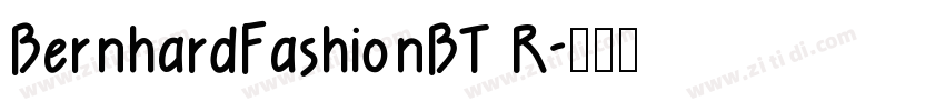 BernhardFashionBT R字体转换